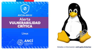 Imagen de la noticia: Linux - Vulnerabilidad Crítica (CSIRT Chile Alertas API)