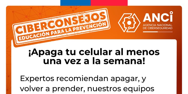Banner naranja ciberconsejos ANCI 2025 REINICIO
