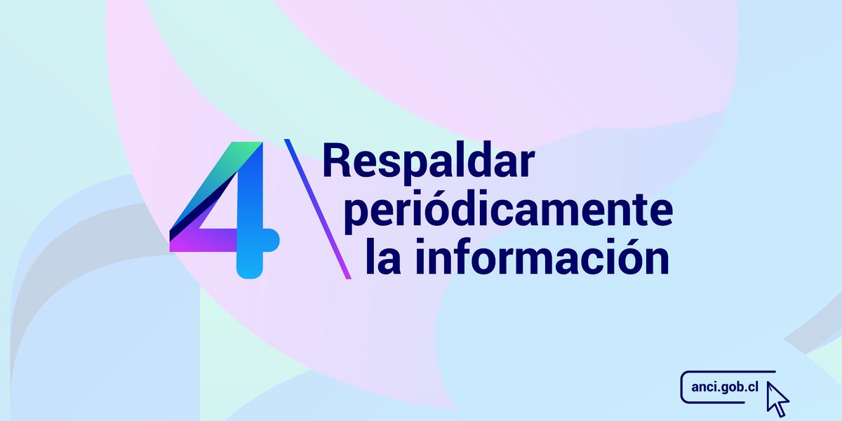 Respaldar periódicamente la información