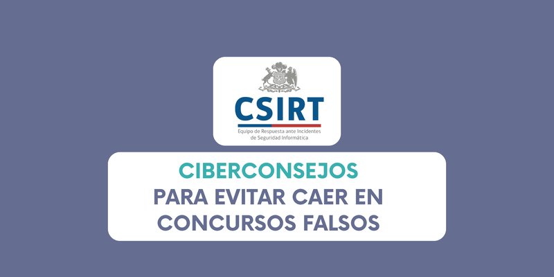 Ciberconsejos concursos falsos
