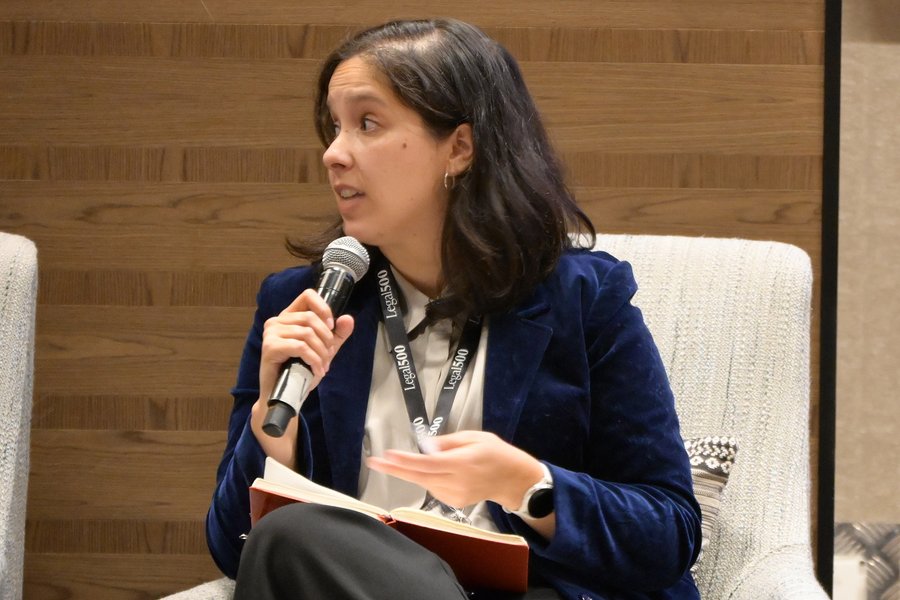 Lizzy Seaman, del Ministerio Secretaría General de la Presidencia.