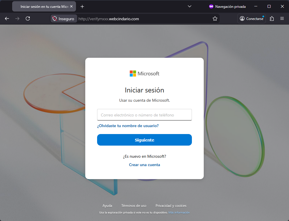 Imagen de la noticia: Microsoft - Campaña Fraudulenta (CSIRT Chile Alertas API)