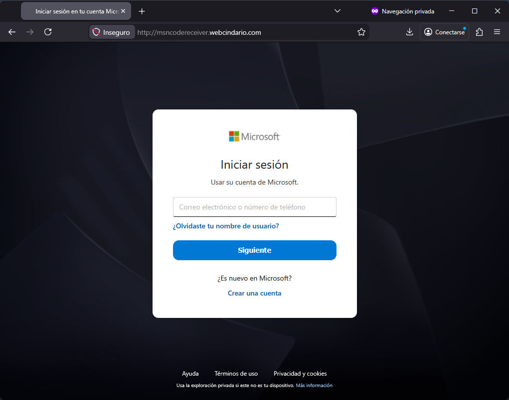 Imagen de la noticia: Microsoft Outlook - Campaña Fraudulenta (CSIRT Chile Alertas API)