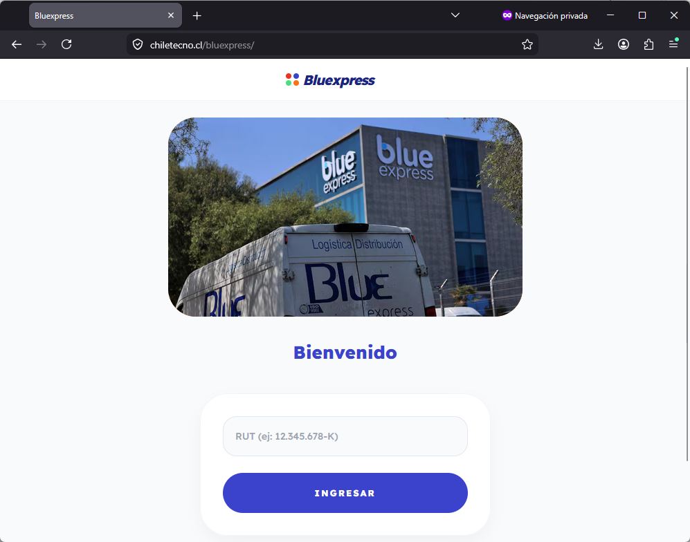 Imagen de la noticia: Blue Express - Campaña Fraudulenta (CSIRT Chile Alertas API)
