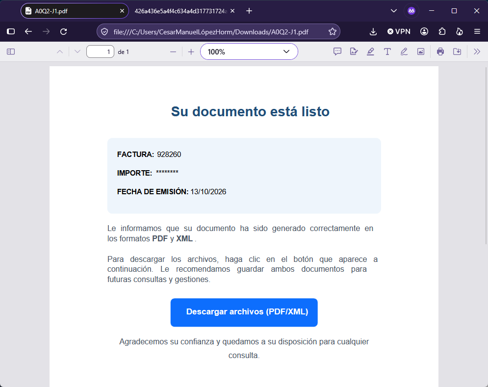 Imagen de la noticia: Alerta - Campaña Fraudulenta (CSIRT Chile Alertas API)