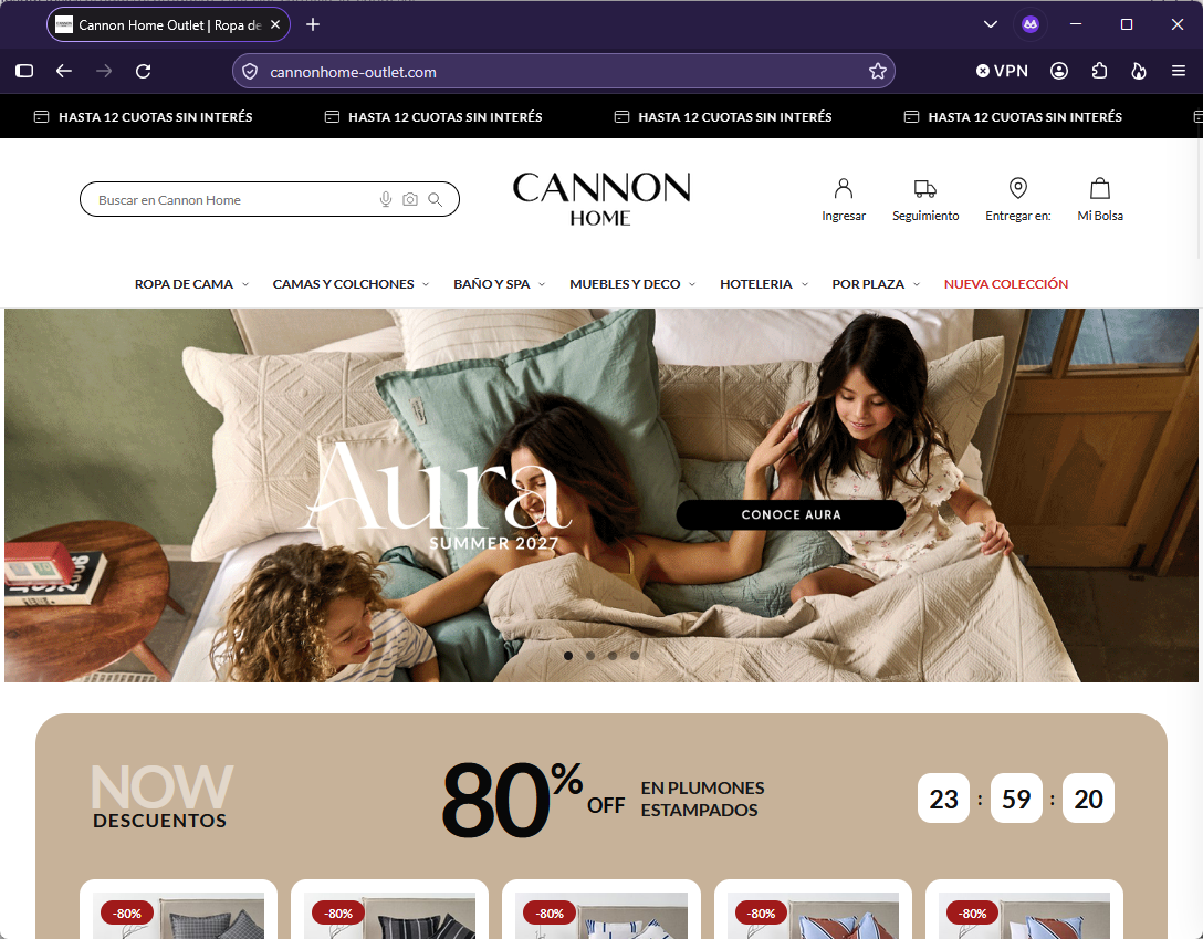 Imagen de la noticia: Cannon - Campaña Fraudulenta (CSIRT Chile Alertas API)