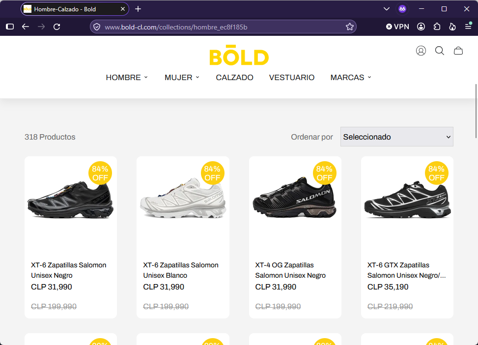 Bold - Campaña Fraudulenta